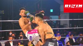 【RIZIN】クレベルが予告通りのチョークで1R一本勝ち、王座戦アピール「牛久、かかって来い」